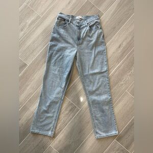 Abercrombie and Fitch Curve Love 90s Straight Ultra High Rise Jeans